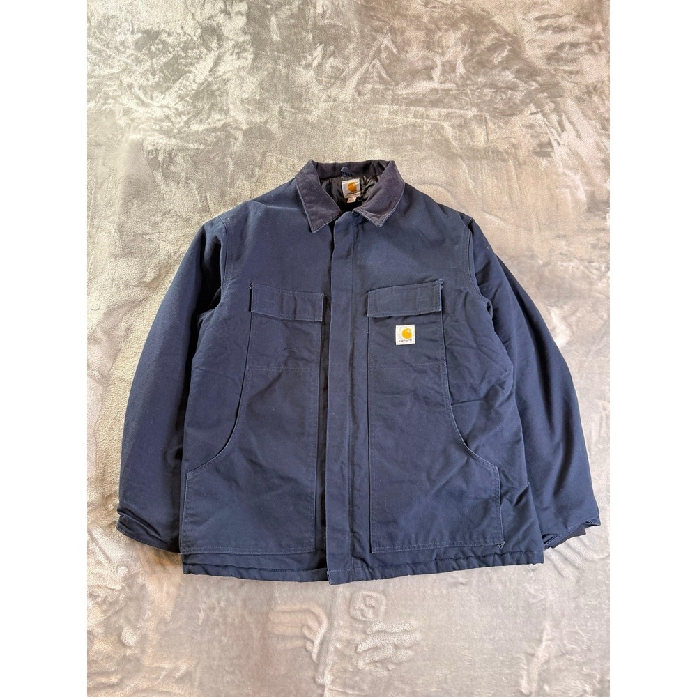 Men's Carhartt Quilt Lined Arctic Winter Coat Size 2XL Dark Navy C003 DNY